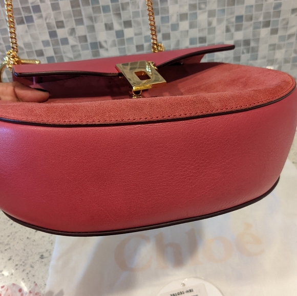 Chloe drew bag in pink. - Picture 3 of 7